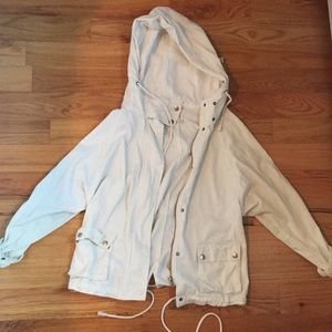 White utility jacket